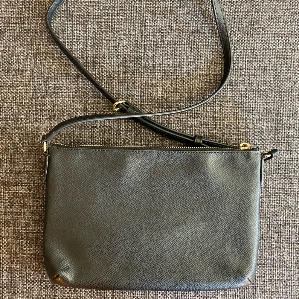 EUC Coach Crossgrain Leather Bag & Pouch F529881 East West Pop Crossbody - Picture 3 of 16